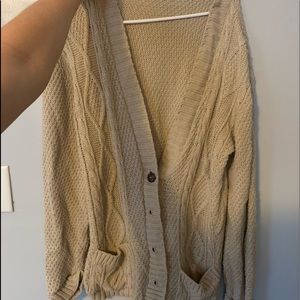 boohoo tan cardigan